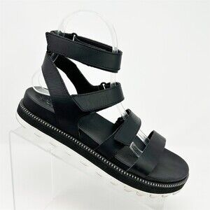 SOREL Roaming Multi-Strap Gladiator Sport Platform Sandals Womens Black Size 7